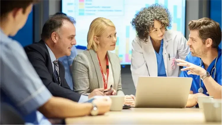 People in conference